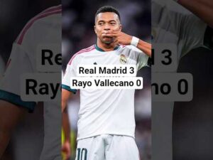 Kylian Mbappe! Real Madrid vs Rayo Vallecano -All Goals and Highlights #football