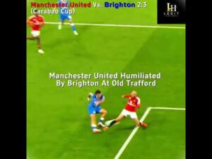 Man Utd vs Brighton Highlights 🔥 INSANE Premier League Battle! 😱⚽ #Shorts