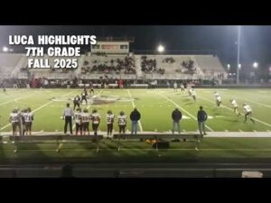 2025 Football Highlights 7th Grade