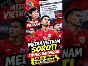 MEDIA VIETNAM SOROTI TIMNAS INDONESIA! Ambisi Juara Tidak Mudah! 😱 #shorts