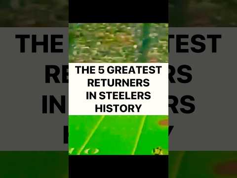 The 5 Greatest Returners in Pittsburgh Steelers History #nfl #football #highlights #footballshorts