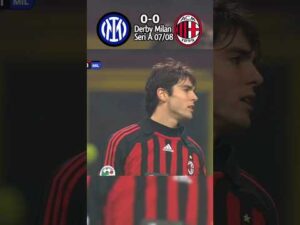 Inter Milan vs AC Milan | Classic Football Highlights #Shorts