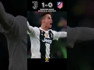 uventus vs Atletico Madrid 3-0 Highlights | Cristiano Ronaldo Hattrick #shorts