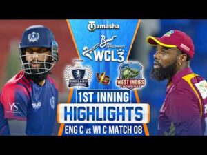 West Indies Champions vs England Champions | 1st Innings Highlights | WCL 2026 | Tamasha Sports