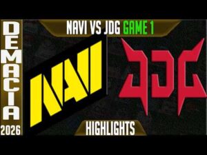 NAVI vs JDG Highlights Game 1 | Demacia Cup 2026 Swiss Stage | Natus Vincere vs JD Gaming G1
