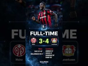 Mainz vs Bayer Leverkusen (3-4) | All Goals & Extended HIGHLIGHTS – Bundesliga 2025/26 #football