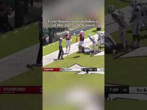 Stanford’s FIRST & LAST Touchdown of the 2025 Season! 🌲🏈🔥 | Stanford Cardinal #Shorts