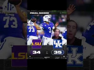 Kentucky STUNS LSU! #football #highlights