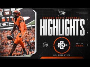 Oregon State Football Highlights: Vs. San Diego State (Oct. 10, 2026)