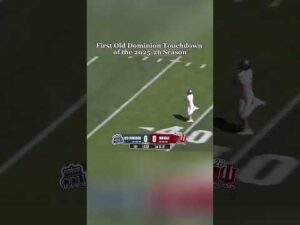 Old Dominion’s FIRST & LAST Touchdown of the 2025 Season! 🦁🏈🔥 | Old Dominion Monarchs #Shorts