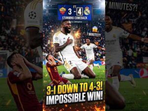real madrid comback against roma in UEFA #realmadrid #ucl #highlights #comeback