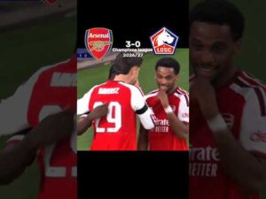 Arsenal vs Lille champions league Highlights October 13, 2026 #shorts #viralshorts