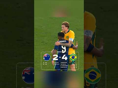 🇧🇷 Brazil 4–2 Australia 🇦🇺 | International Friendly Match Highlights #highlights #brazil #australia
