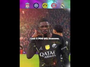 PSG last 5 UCL seasons #football #bestgoals #footballhighlights #premierleague #soccer #football
